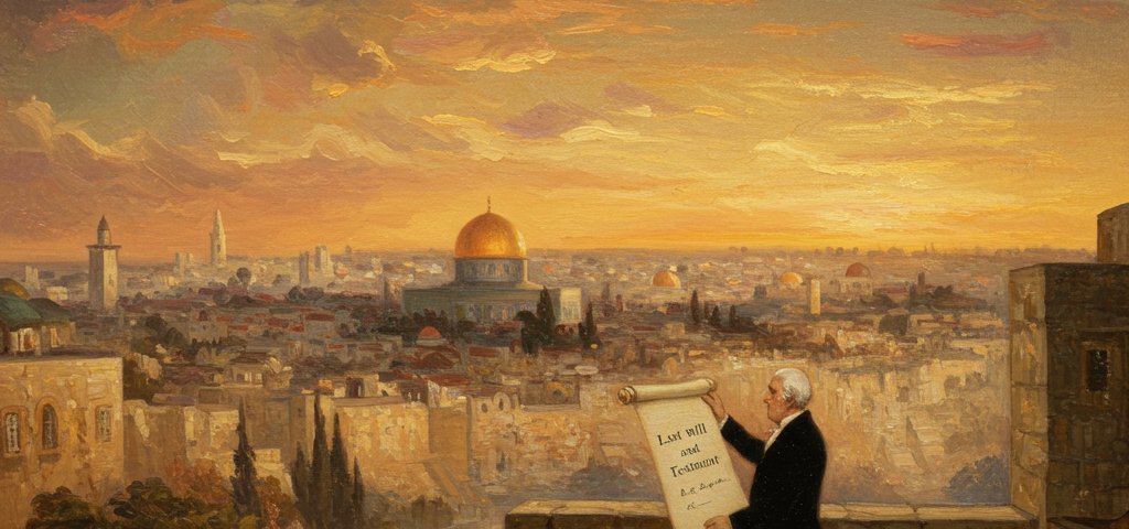 Por que fazer um testamento israelense quando já existe um testamento?