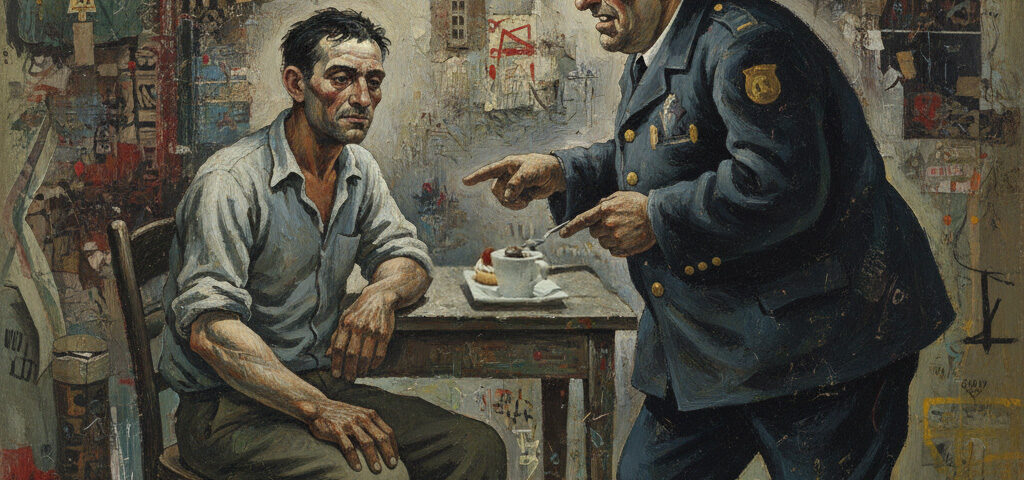 Convocado à delegacia de polícia – Não é para tomar café com bolo!